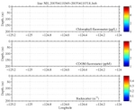 Chlorophyll, CDOM,<br>and Backscatter