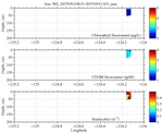 Chlorophyll, CDOM,<br>and Backscatter