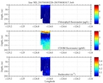 Chlorophyll, CDOM,<br>and Backscatter