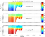 Temperature, Salinity,<br>and Density