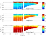 Temperature, Salinity,<br>and Density